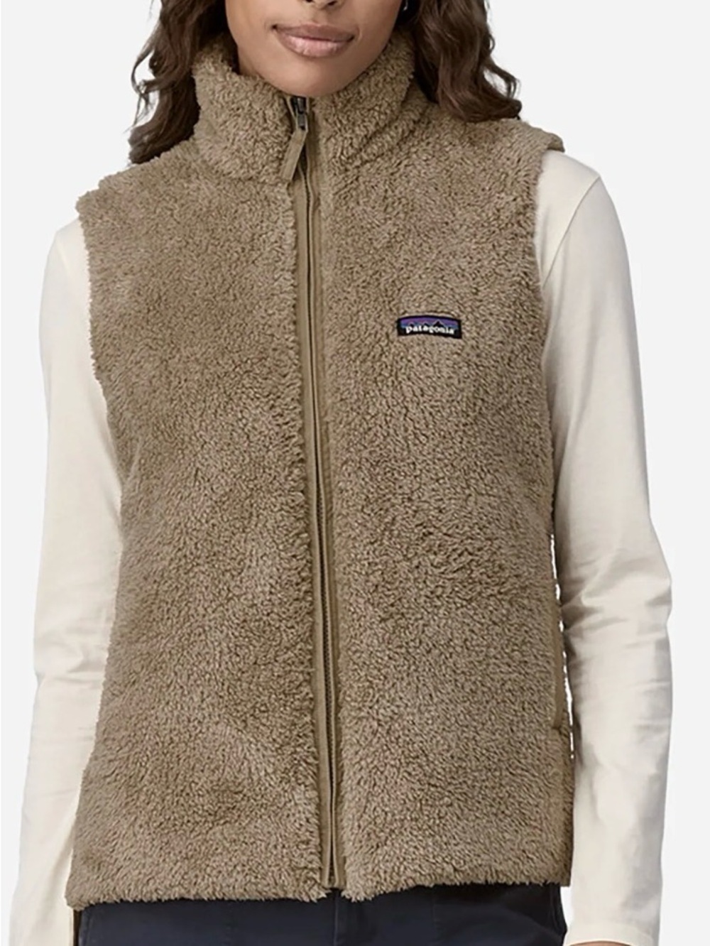 Patagonia NWT Women's Fleece Vest in Taupe